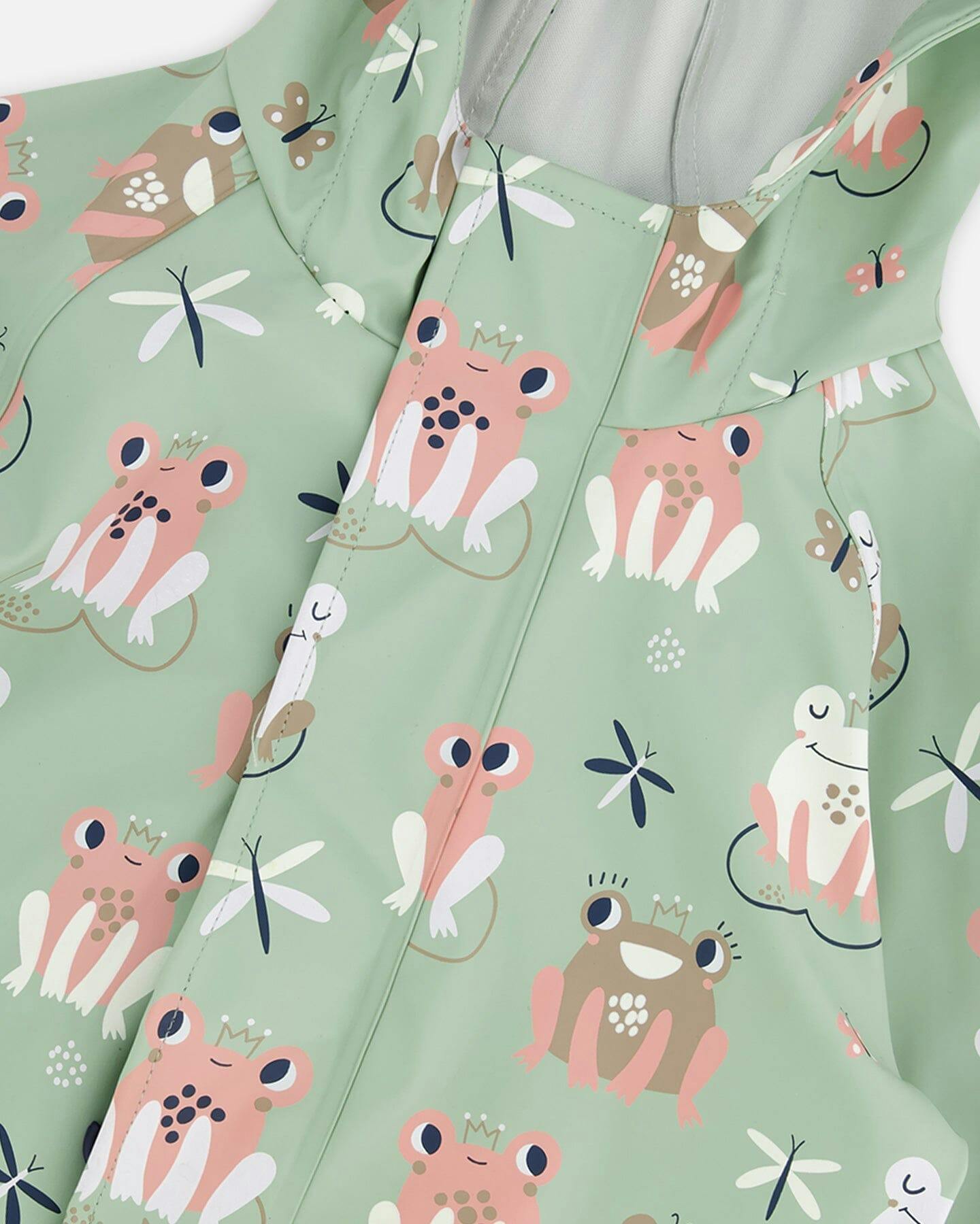 Rain One-Piece In Polyurethane Green Print