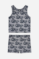 Simply Soft Luxe Cropped Racerback Tank & Tumble Short