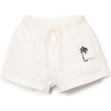 Palm Tree Print Sweat Shorts