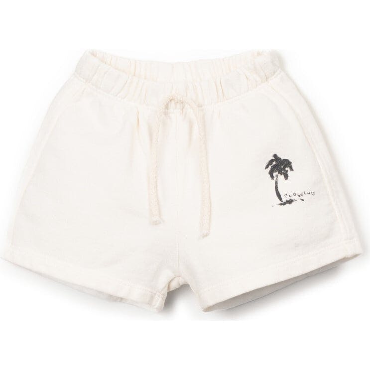 Palm Tree Print Sweat Shorts