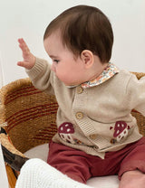 Toadstool Cardigan Oatmeal Melange