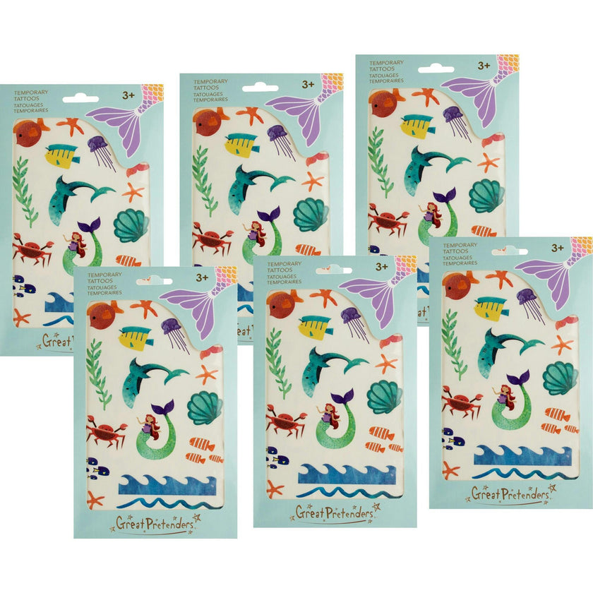 Enchanting Mermaid Temporary Tattoo Bundle