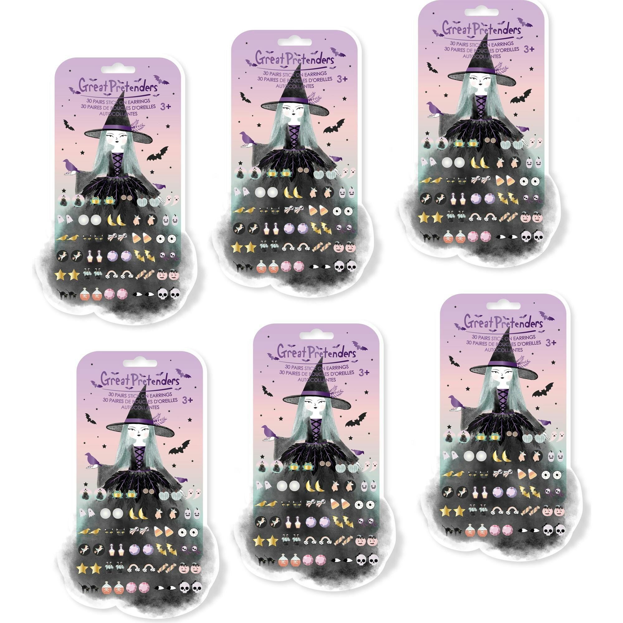Mesmerizing Natasha Halloween Sticker Earrings Bundle