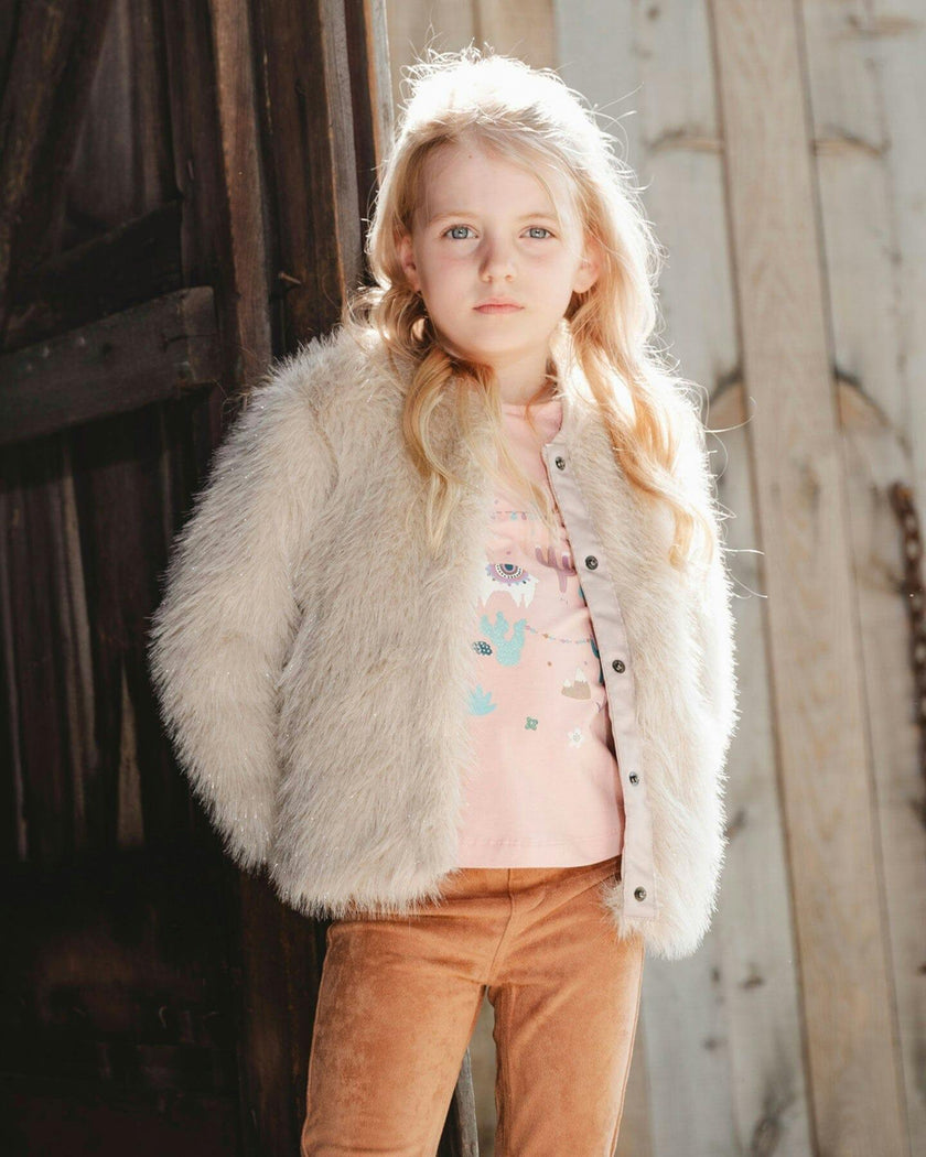 Short Faux Fur Coat