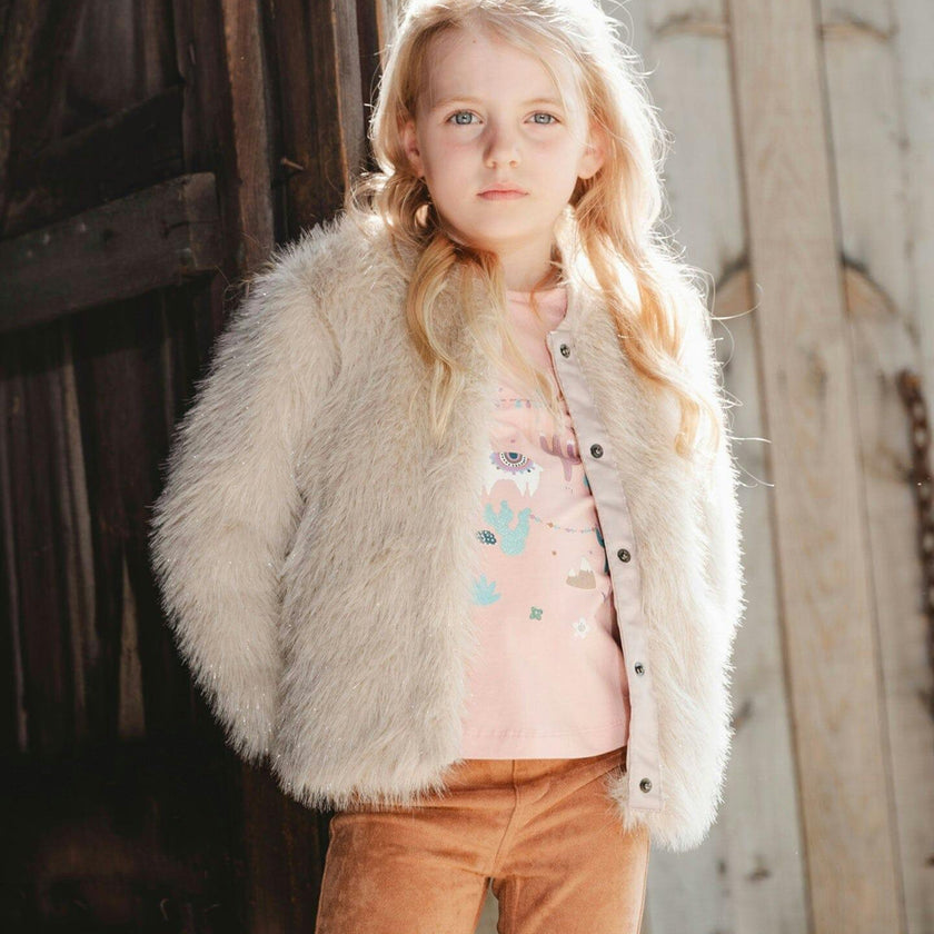Short Faux Fur Coat