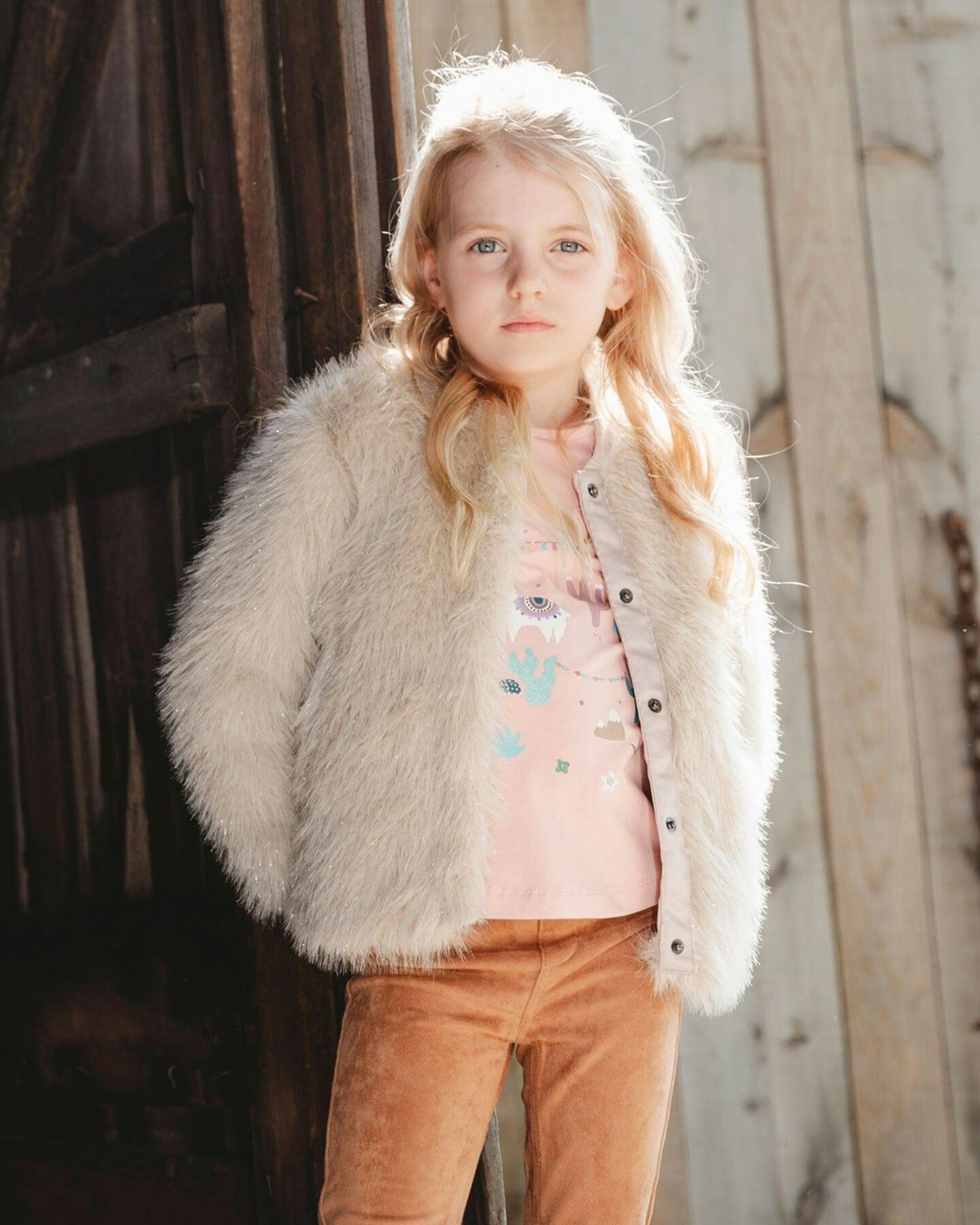 Short Faux Fur Coat