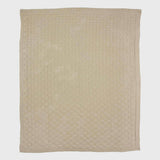 Textured Sustainable Knit Throw Blanket - Basketweave
