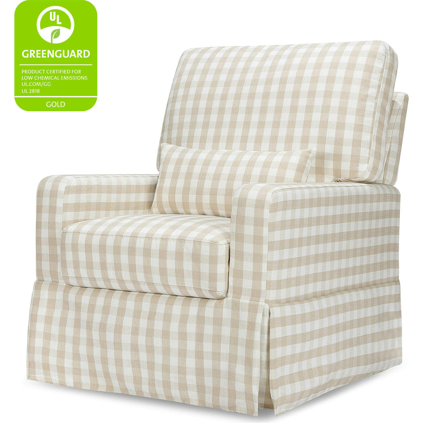 Crawford Pillowback Comfort Swivel Glider