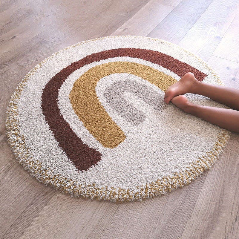 Bohemian Rainbow Round Rug