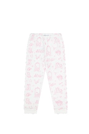 Pink Lone Star Toile Pajamas