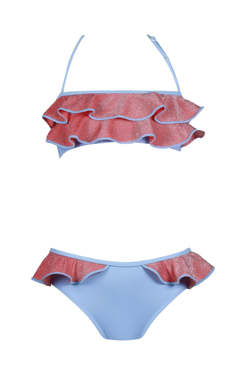 Santa Sleeveless Two-Piece Bikini