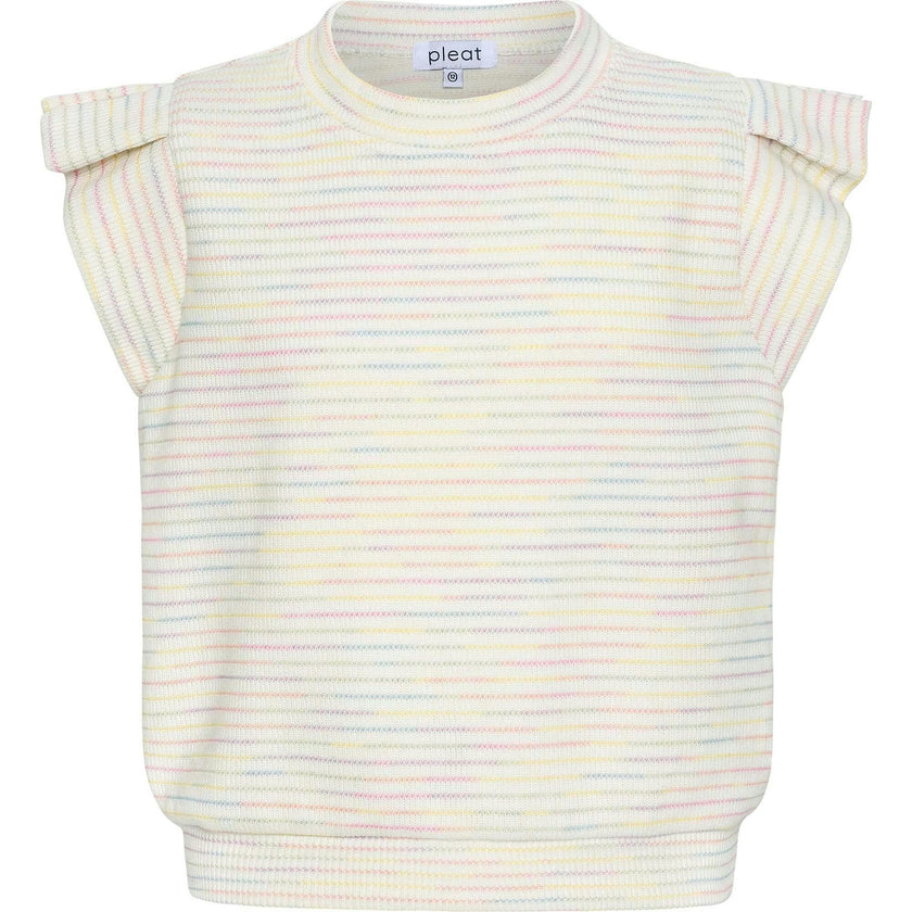 Olivia Top Rainbow Knit