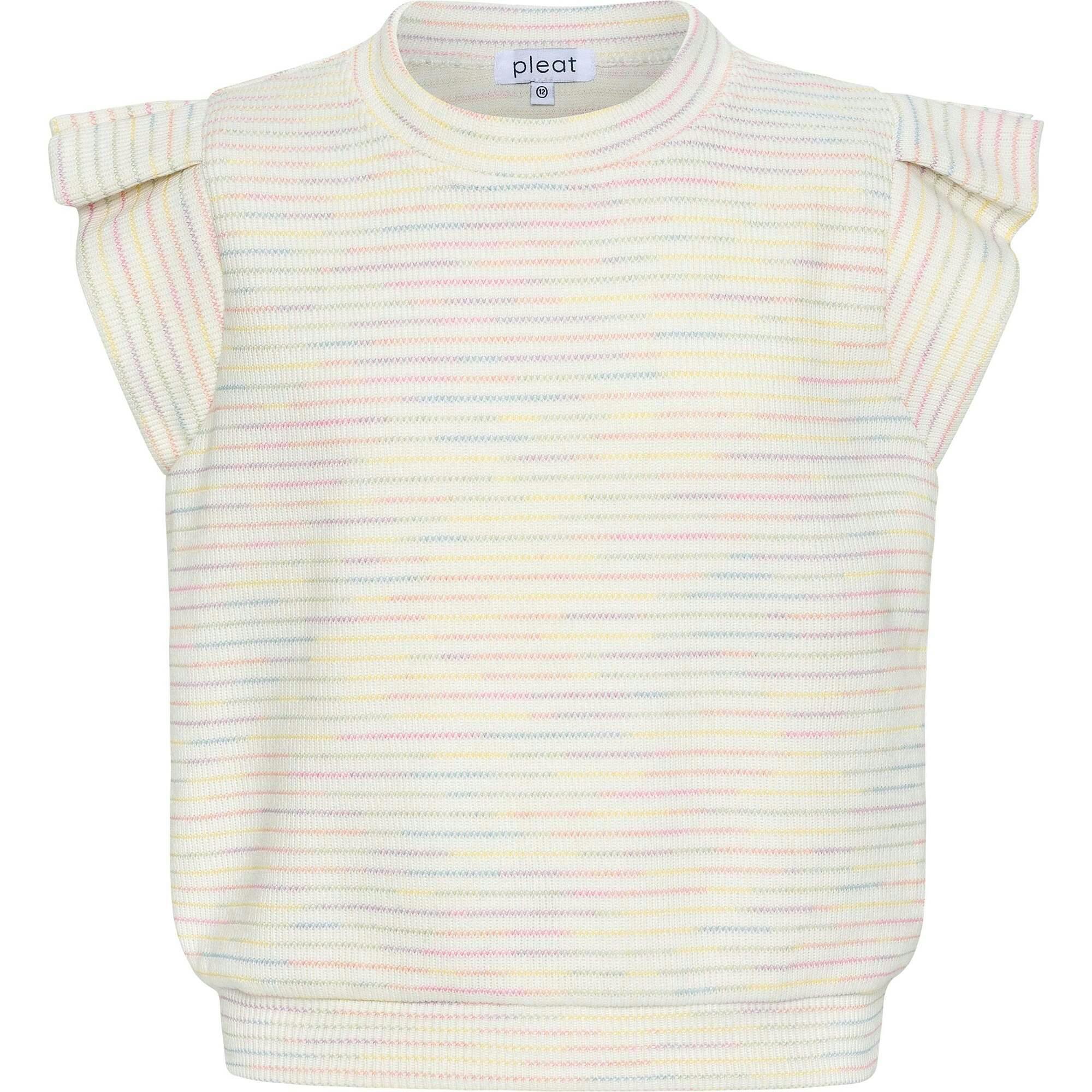 Olivia Top Rainbow Knit