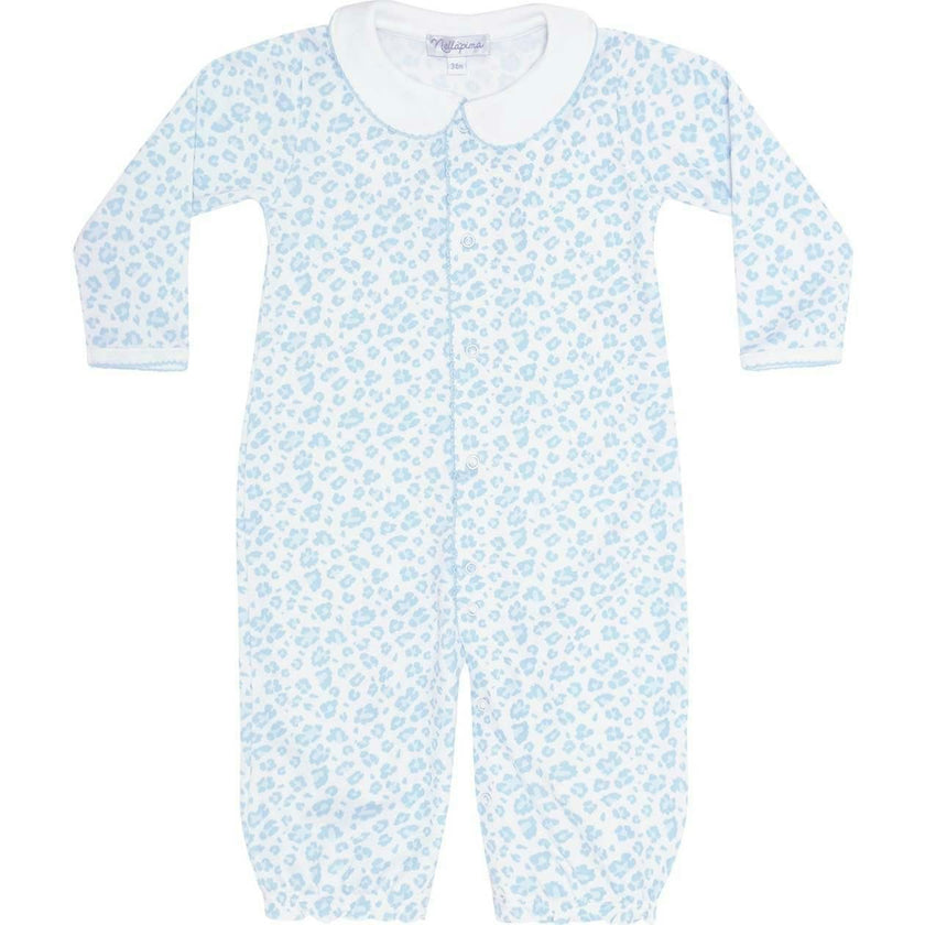 Blue Cheetah Print Converter Gown