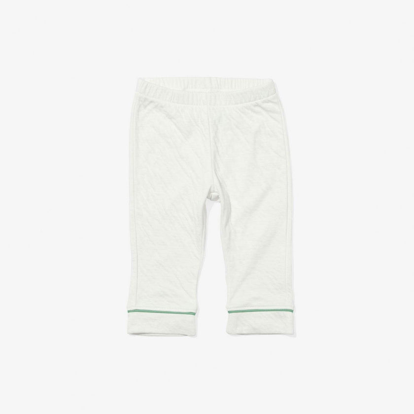 Andy Baby Legging, Seafoam Piping