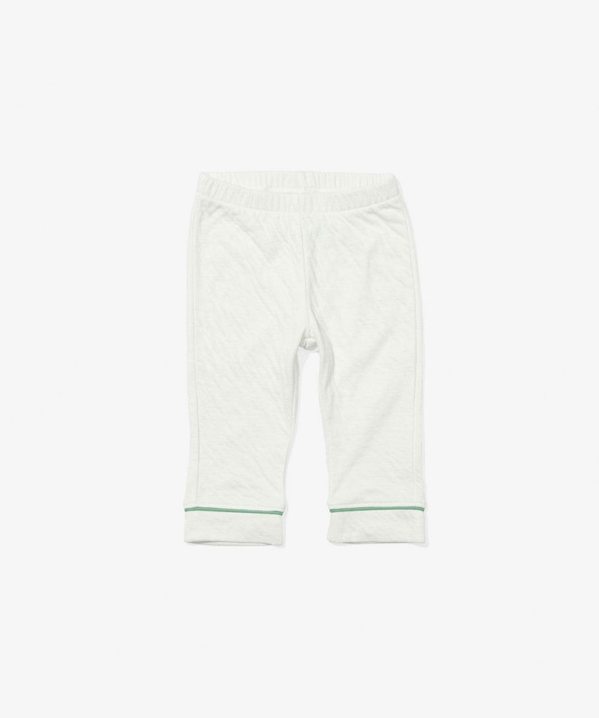 Andy Baby Legging, Seafoam Piping