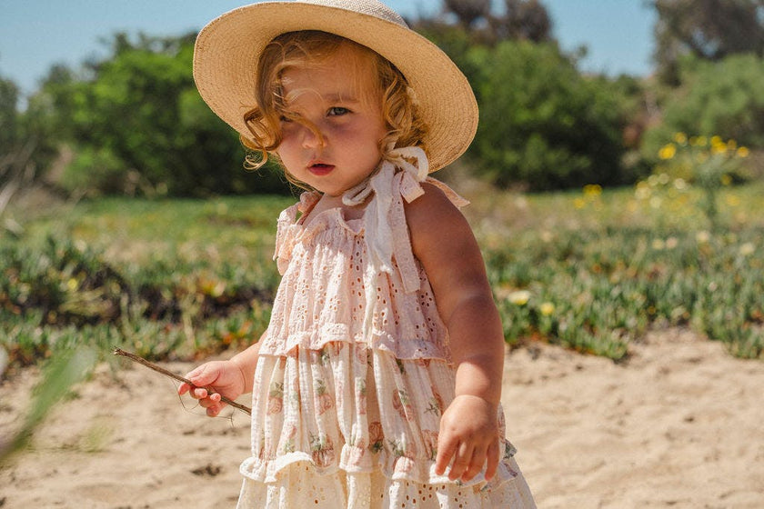 Amber Dress in Pink Rose