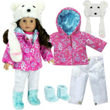 18" Doll - Print Parka