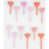 Pink Heart Candles