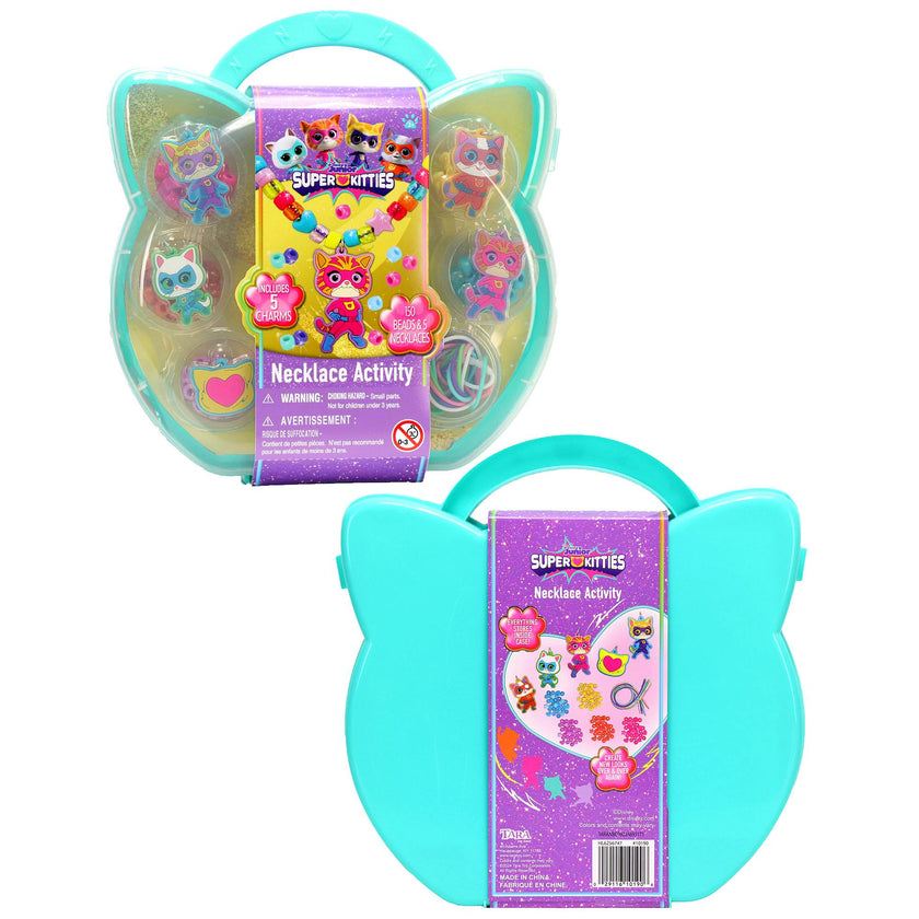Necklace Activity Set: Super Kitties