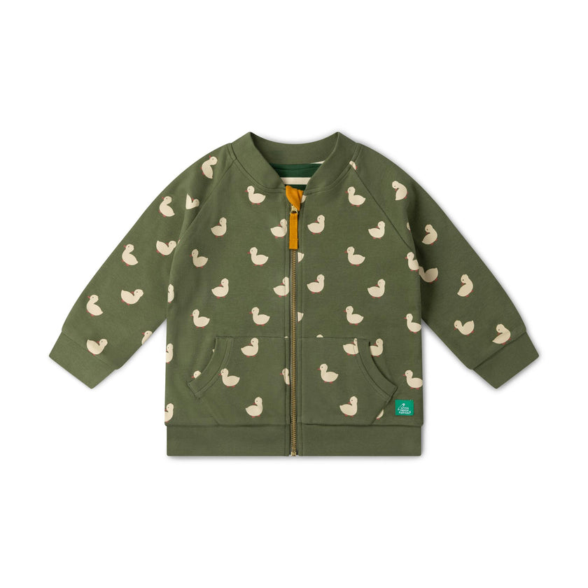 Olive Ducks Reversible Easy Rider Jacket, Green