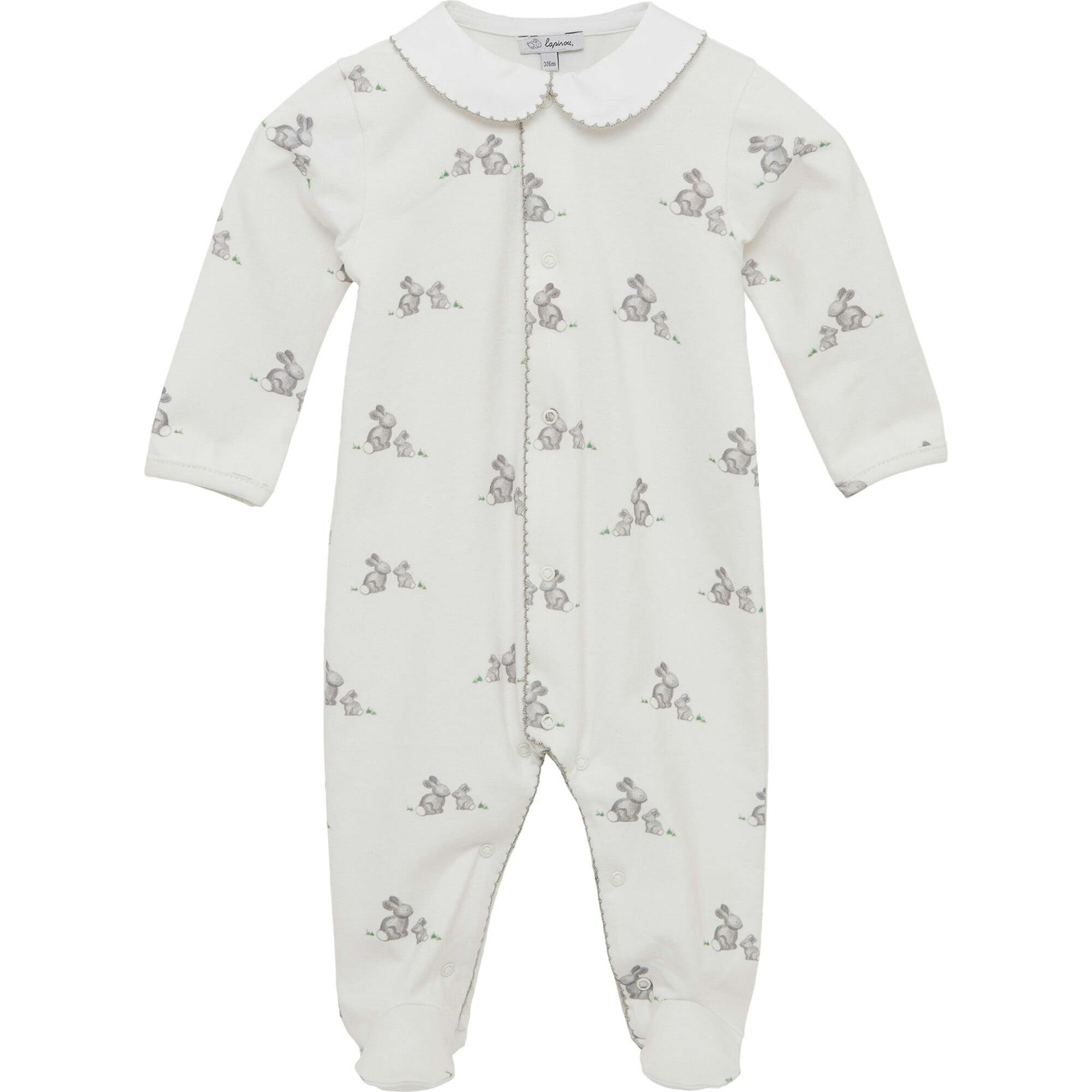 Baby Bunny Onesie in Pale Pink