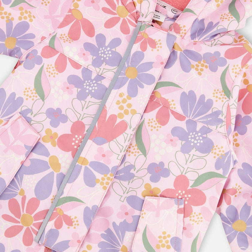 Baby Mid-Season One-Piece Outerwear With Hat