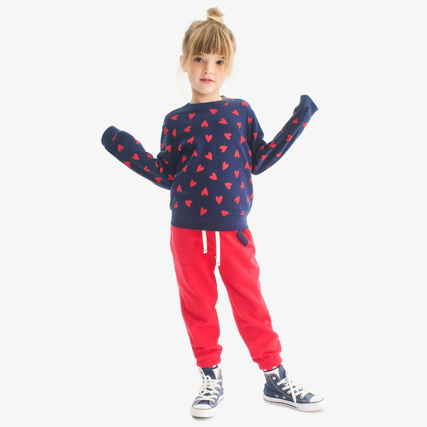 Kids heart sweatpant