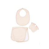 Bib/Mittens/Burp Cloth Set