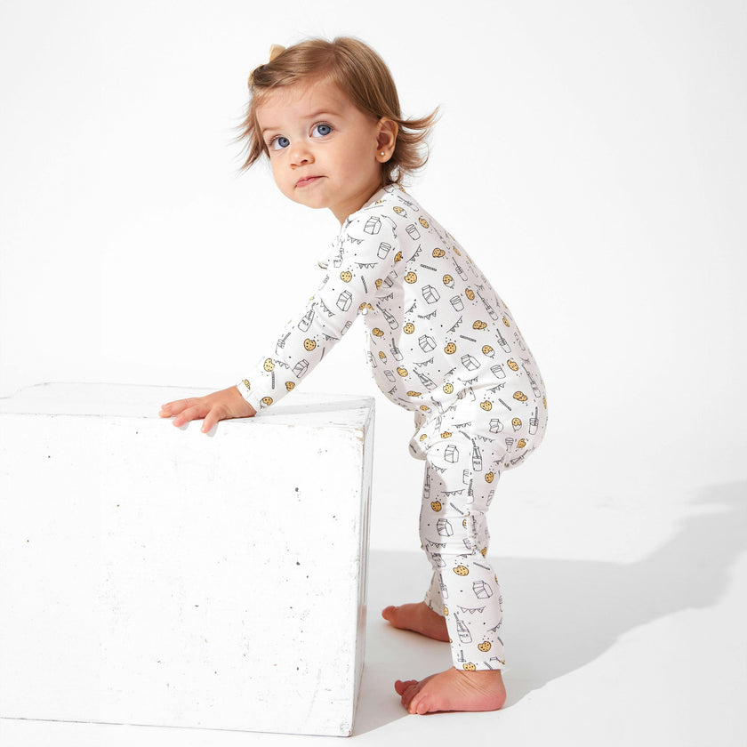 Milk and Cookies Bamboo Convertible Footie
