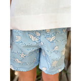 Shirley Swim Shorts in Blue Shell