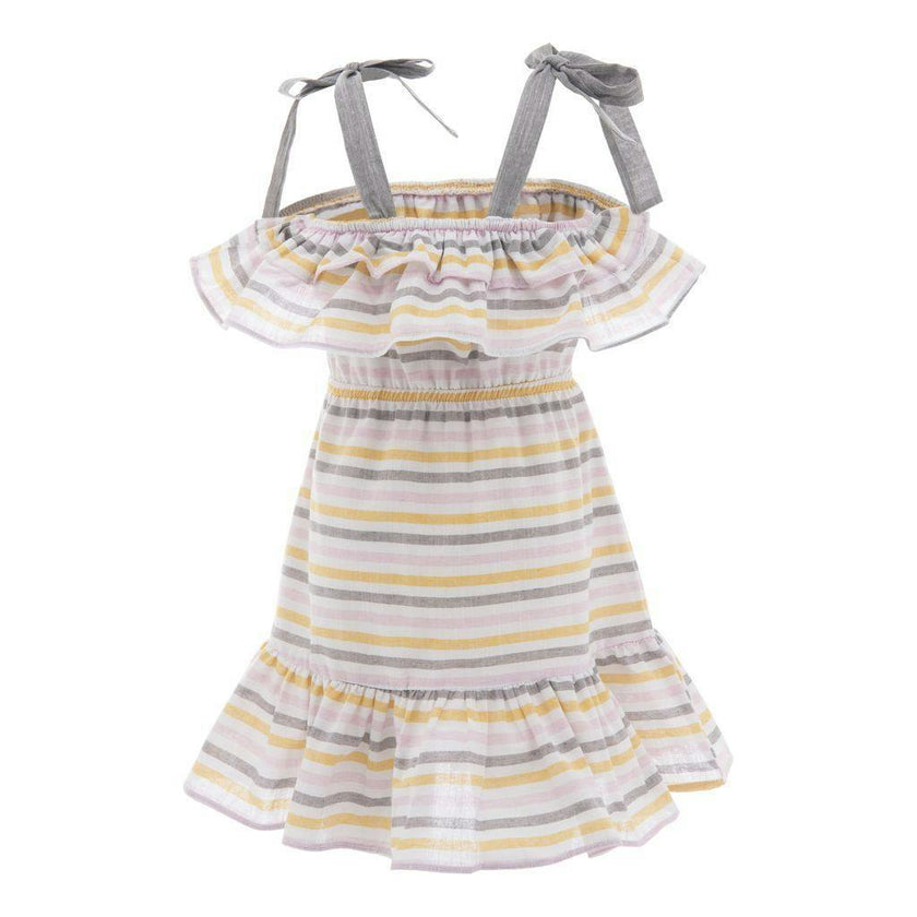 Multicolor Striped Summer Dress