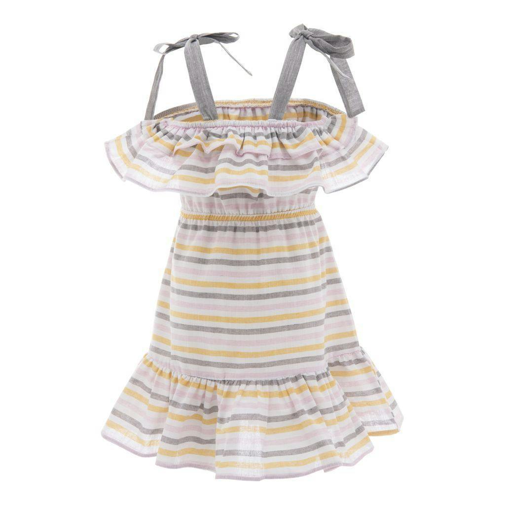Multicolor Striped Summer Dress
