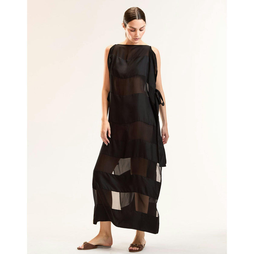 Windswept Dress, Black