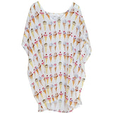 Print Cover-Up Poncho