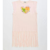 BIRDS DRESS BLUSH