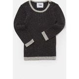 Baby Boys Hug Me Ribbed Contrast Trim Long Sleeve Top