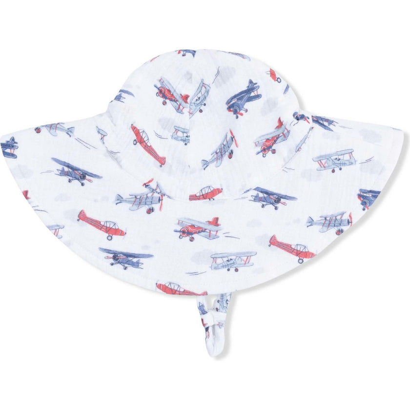 Vintage Planes - Wide Brim Sun Hat