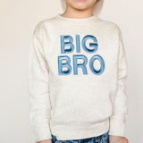 Big Bro Embroidered Patch Sweatshirt - Natural Heather