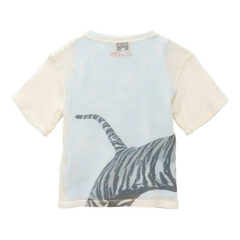 Off White Tiger Print T-Shirt
