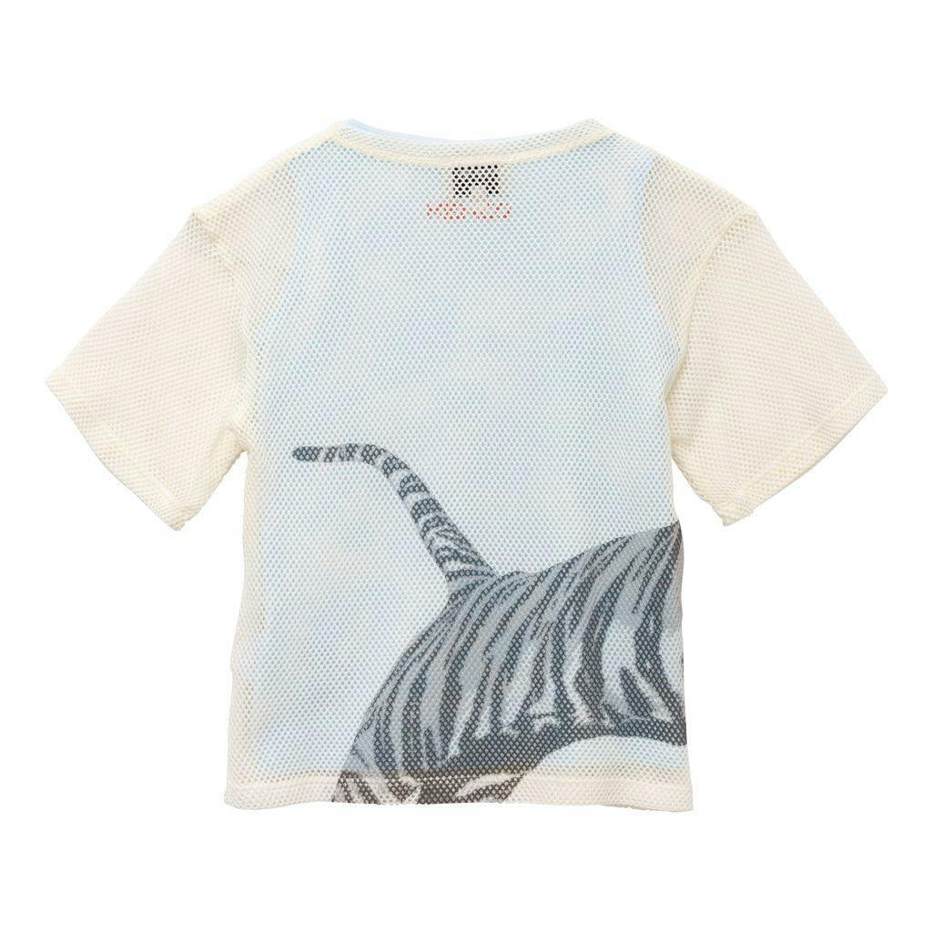 Off White Tiger Print T-Shirt