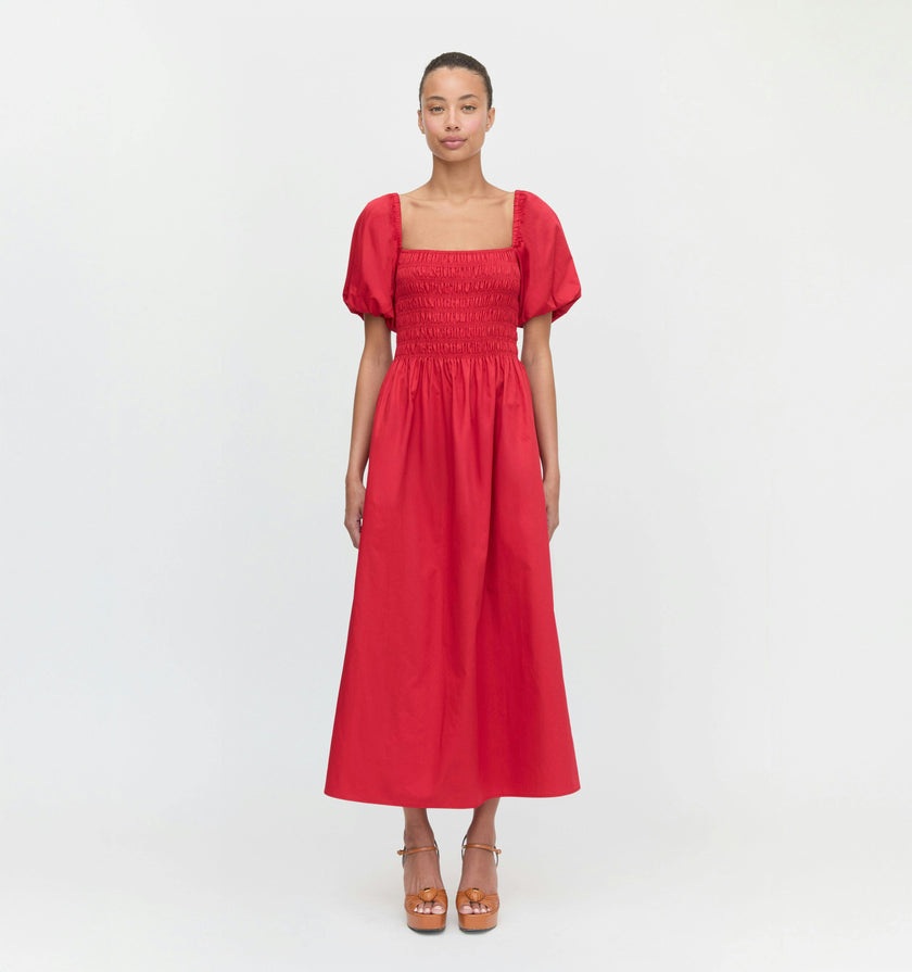 The Julia Dress - Carmine Red