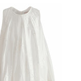 White Marcelline Ruffle Hem Dress