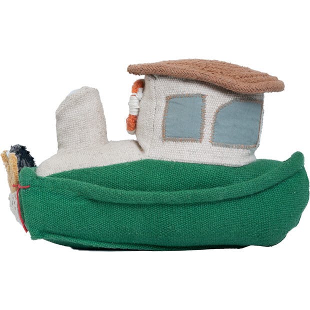 Ride & Roll Sea Clean-Up Boat Canvas Playmat Set