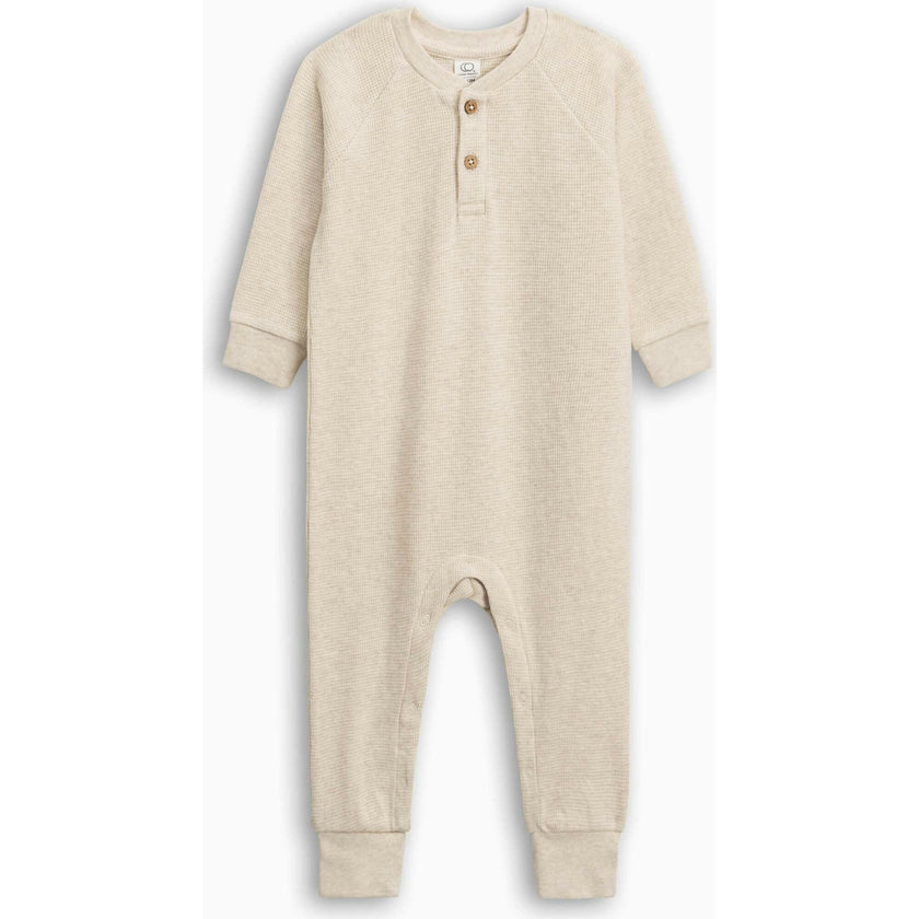Crosby Waffle Knit Henley Romper