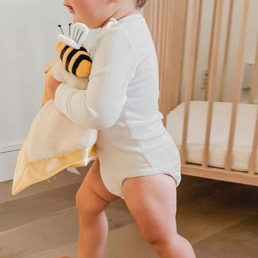 Little Bee Lovey Blanket