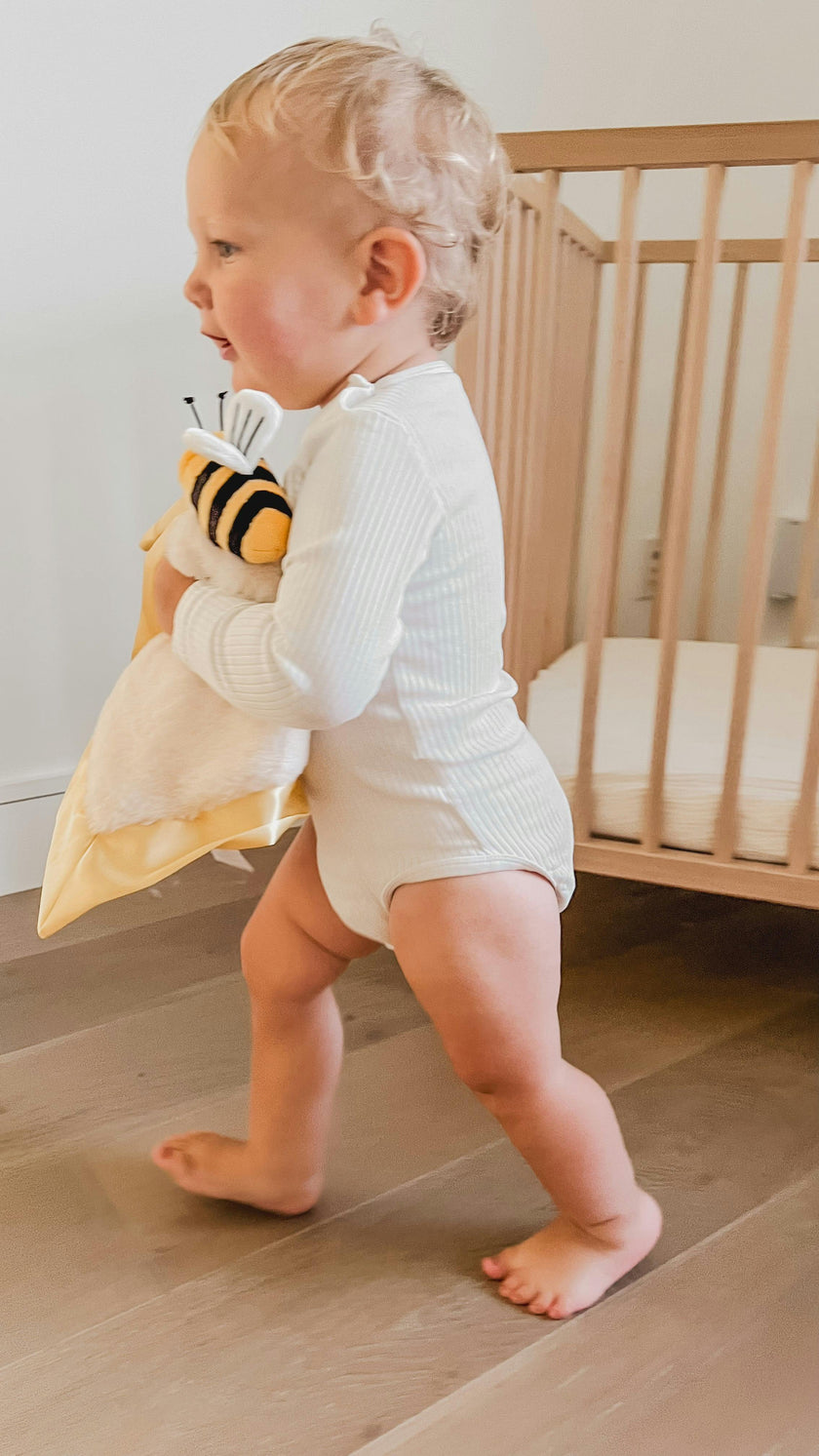 Little Bee Lovey Blanket