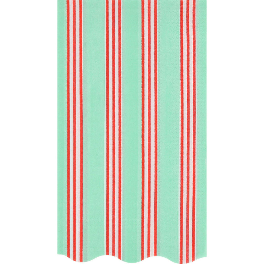 Festive Stripe Guest Towels