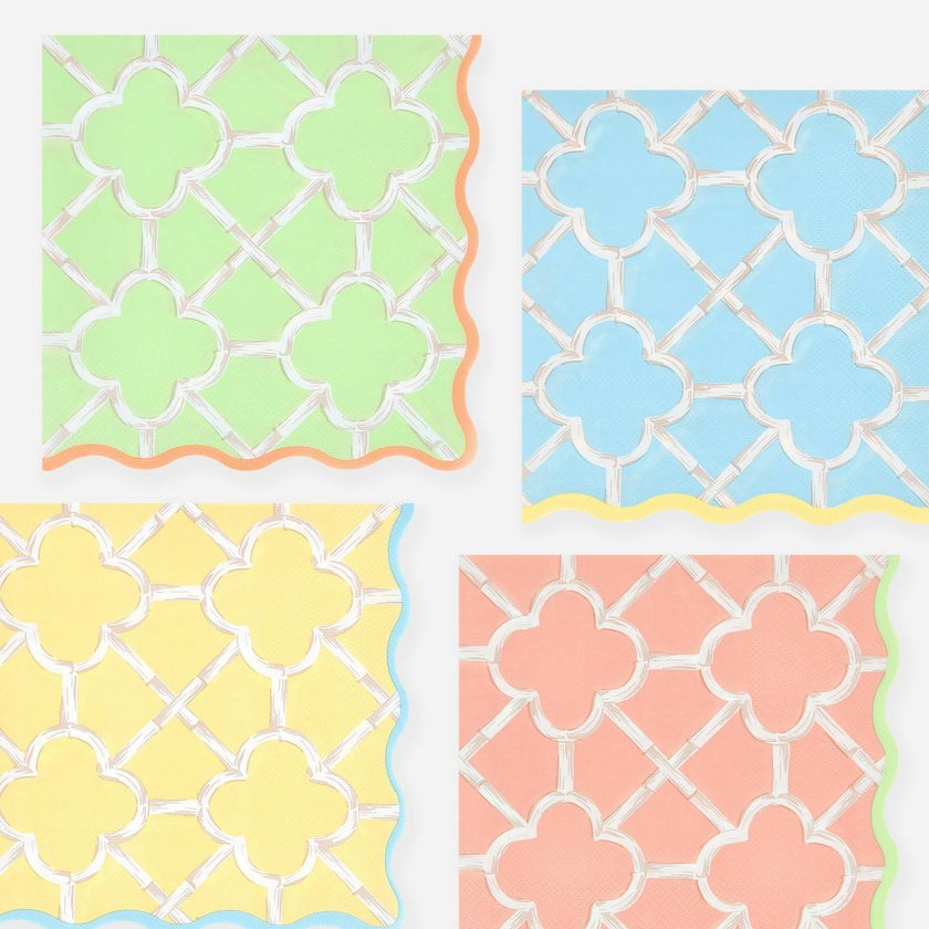 Bamboo Pattern Large Napkins