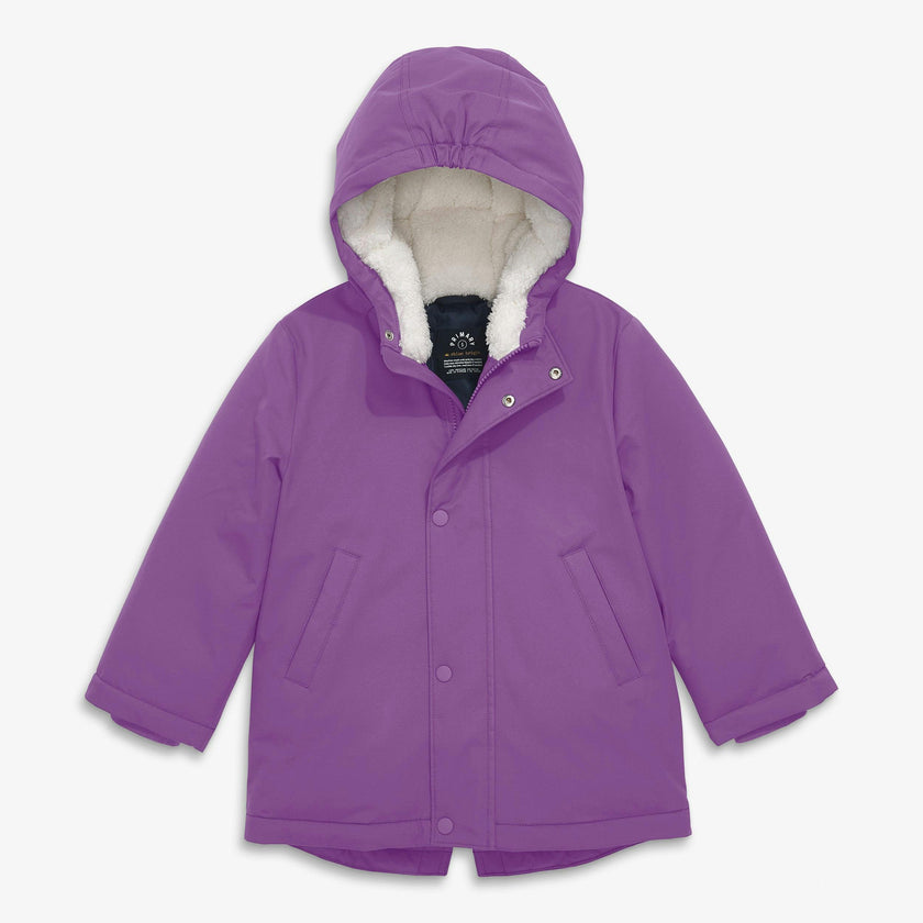 Kids weatherproof parka puffer